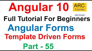Angular 10 Tutorial #55 - Angular Template Driven Forms Tutorial | Angular 10 Tutorial For Beginners