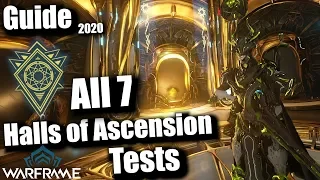 Warframe | All 7 Halls of Ascension Rooms SOLO GUIDE 2020