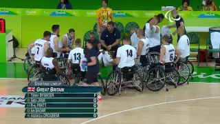 Wheelchair Basketball | Great Britain vs Brazil | Men’s preliminaries | Rio 2016 Paralympic Games