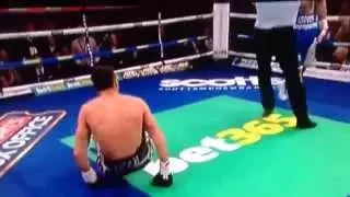 Carl Froch Vs George Groves - Knockdown