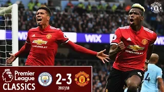Premier League Classic | Manchester City 2-3 Manchester United | Pogba Double Sinks City