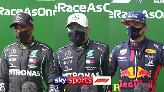 REACTION! Hamilton, Bottas & Verstappen talk after Lewis Hamilton claims his 89th F1 race win