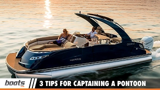 Boating Tips: 3 Tips for Captaining a Pontoon Boat