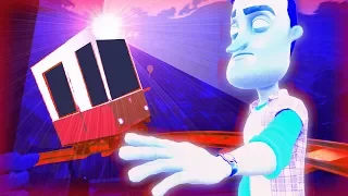 THE NEIGHBOR'S HAUNTED GHOST TRAIN!? | Hello Neighbor FULL RELEASE | Lets Play/Gameplay/Walkthrough