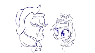 [MLP Comic Dub] Service With a Smile (romance/comedy - Derpy/Applejack)