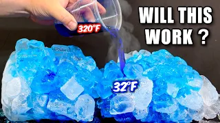 HOT Resin + ICE = Sculpture ?