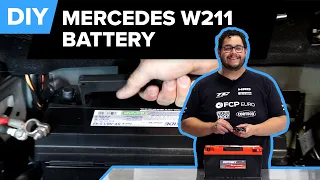 Mercedes E63 AMG Battery Replacement DIY (Mercedes-Benz E-Class W211)