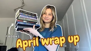 All the 7 books I read in the month of April | April wrap up 2024