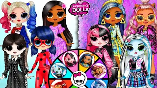 Marinette, Elsa, Wednesday, Isabela cosplay Monster High G3 - DIY Arts & Paper Crafts