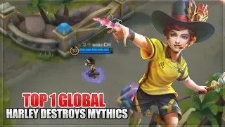 How to become MLBB Pro: Harley Out Classes Mythics - Top 1 Global Harley Build - Mobile Legends