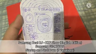 Samsung Beat DJ - KTF Show (English Edition) - GT-M7600S - Startup and Shutdown (2 Variations)