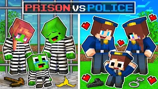 JJ's POLICE Family vs Mikey's CRIMINAL Family Battle - Minecraft Animation / Maizen