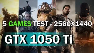 GTX 1050 Ti - Enough For 2K Gaming? Test in 5 Games | 1440p