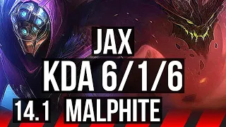 JAX vs MALPH (TOP) | 6/1/6, 1500+ games | NA Master | 14.1