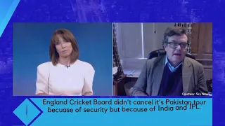 England Cricket Board canceled Pakistan's tour because of  India and IPL. Journalist Peter Oborne