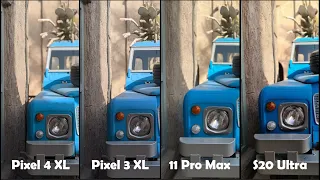 S20 Ultra vs Pixel 4 vs iPhone 11 Pro vs Pixel 3 – Detailed Daylight Camera Comparison.