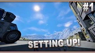 Setting up our outpost! | Space Engineers Survival | #1