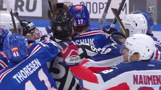 2018 Gagarin Cup, CSKA 0 SKA 2 (Series 1-1), 31 March 2018 Highlights