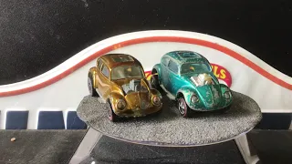 Ginormous VW diecast collection featuring Custom VW bug redlines part 4