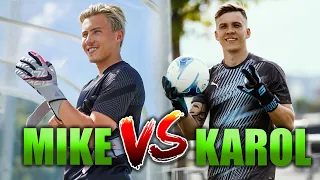 KINGKAROL vs MODERNGOALKEEPING | KEEPERBATTLE