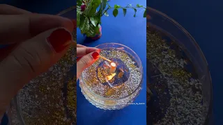 DIY Water candle|| water candle at home|| Diwali decoration idea #shorts #trending