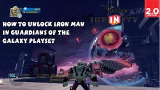 Disney Infinity 2.0 How to Unlock Iron Man in Guardians of the Galaxy Play Set