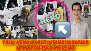 MAYOR ISKO MORENO SALUDO SA TAHO VENDOR