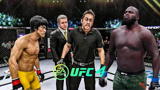 Bruce Lee vs Jairzinho Rozenstruik - EA Sports UFC 4 - Dragon Fight 🔥🐲