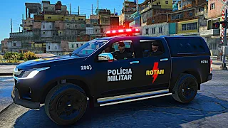 CONFRONTO ARMADO COM A ROTAM | GTA 5 POLICIAL