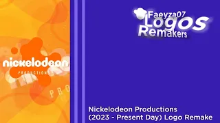 Logos Remakers: Nickelodeon Productions Logo (2023 - present day) Remake