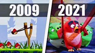 Эволюция «Angry Birds» (2009 - 2021)