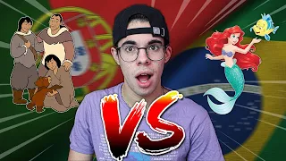 PORTUGAL vs. BRASIL - MÚSICAS DA DISNEY!!! - PARTE 15