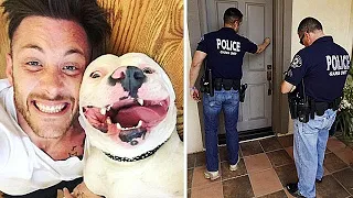 Парень просто опубликовал фото со своей собакой, и к нему тут же постучалась полиция!