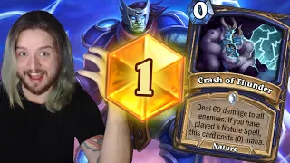 I Hit Top 100 Legend w/ MY OWN NATURE SHAMAN!!! | This Deck is THE BEST COMBO DECK!!! | Hearthstone