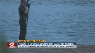 Unidentified man's body found floating in Arkansas River in Sand Springs near Highway 97 bridge