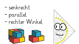 Parallel, Senkrecht, Rechter Winkel  Mathematik  einfache Erklärung  Geometrie mit dem Geodreieck