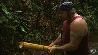 DIY Survival: Make a Bamboo Container | Dual Survival