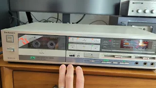 Technics M235X Stereo Cassette Deck demo