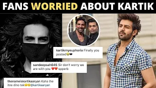 Kartik Aaryan's first post after being DROPPED from 'Dostana 2'; WORRIED FANS react