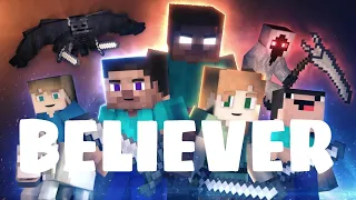 Animation Life 1 & 2 & 3 🎶Minecraft Parody Believer🎶 [read description]