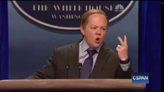 Watch Sean Spicer react to Melissa McCarthys SNL impression