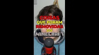 COISAS QUE FORAM REMOVIDAS DO MINECRAFT!