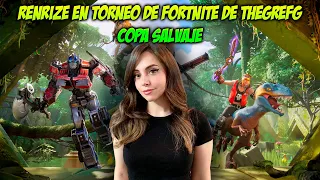 RENRIZE en TORNEO de Fortnite de TheGrefg | COPA SALVAJE 😲😅