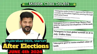 Revanth Reddy Key Decisions on Hyderabad Real Market After June 4th 2024 || Roshan Vellanki