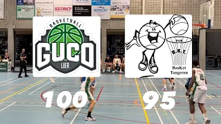 Guco Lier (TDM1) vs BasKet Tongeren (TDM2): 100-95 (Belgian Cup 🏆)