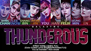 Stray Kids(스트레이 키즈) '소리꾼(Thunderous)' (Color Coded Lyrics Eng/Esp/Rom/Han/가사) (9 Members ver.)