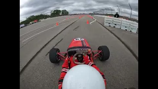 formula SAE car vs. some cones