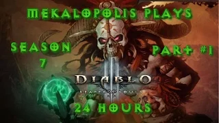 Mekalopolis plays Diablo 3, Season 7 with Oni Sorasousha #24hours [PC][Part 1]