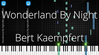 🎹 Wonderland By Night, Bert Kaempfert, Synthesia Piano Tutorial