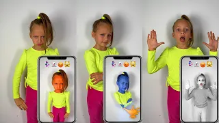 TikTok Emoji Challenge - Cartoon characters | Tutorial #shorts by Anna Kova